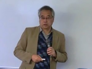 図２）講演する篠田氏