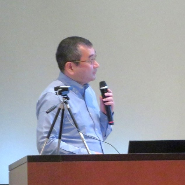 令和６年度研究成果報告を行う山口　和宏 准教授