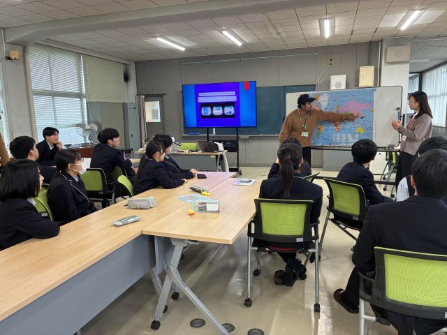 GEOゲームアクティビティをしている様子