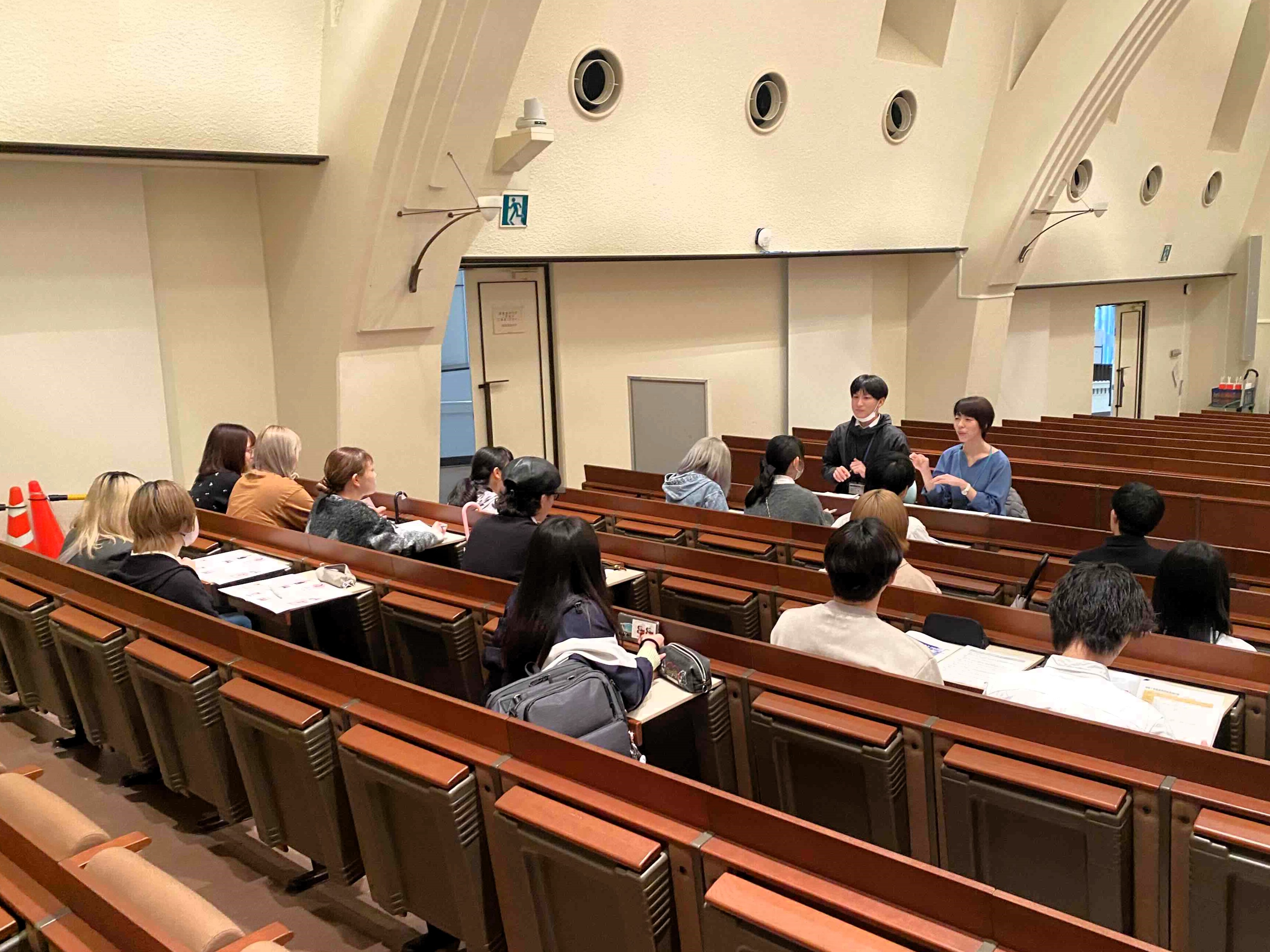 志望先に分かれた質疑応答