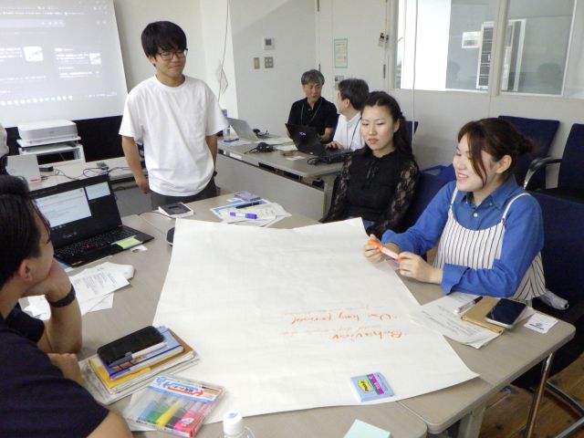 英語で意見交換