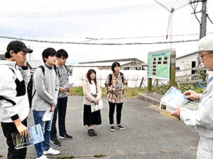 空山風力発電所見学